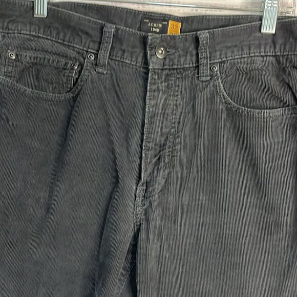 J. Crew 1040 Corduroy Pants Mens 32x32 Dark Blue Gray - Picture 5 of 9